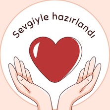Sticker Sevgiyle Hazırlandı 100 Adet