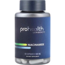 Prohealth Longevity Vitamin B Niacinamide 600 Mg 60 Caps
