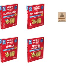 Muba Yayınları Mutlak Başarı 6. Sınıf Matematik Fen Türkçe ve Sosyal Fasikül ve Soru Bankası 4lü Set+Telefon Standı