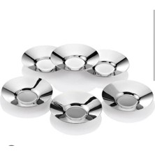 Özbience Paslanmaz Çay Tabağı, Şık ve Dayanıklı 6’lı Set