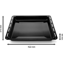 Özbience Emaye Fırın Tepsisi 42,2X37,5X5CM, Uyumlu Ev Aletleri Için Ideal