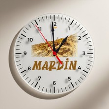 Zerya Mardin Şehri Tasarımlı Duvar Saati