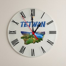 Zerya Tetwan Tatvan Şehri Nemrut Dağı Tasarımlı Roma Rakamlı Duvar Saati