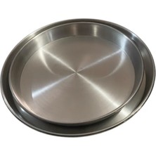 Özbience Alüminyum Fırın Tepsisi 2'li Set, 40-42 Cm, Börek ve Baklava Tava