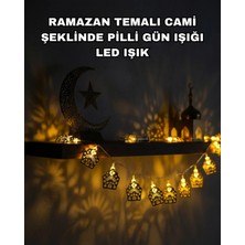 Marsilyan Pilli Ramazan ve Bayram LED Işık Zinciri Cami Temalı Dekoratif