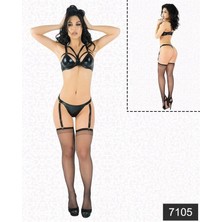 Amora Secret Özel Tasarım  Lateks Bralet Jartıyer Takımı