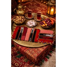 Seymen Bıçakçılık 3'lü Karadeniz Yöresel Pullu Eşarp – Geleneksel Desenli, Otantik Tekli Eşarp