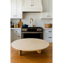 Özbience 50CM Ahşap Tasarım Çok Amaçlı Çok Fonksiyonlu Yer Sofası