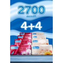 Peçito "2700" Çift Katlı Pratik Mendil Çek Kullan (4ADET)X(275MENDİL)&(4ADET)X(400MENDİL)