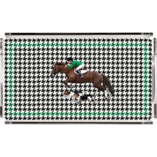 Özbience Yeşil Equestrian Ceket 40X20 Pleksi Tepsi, Şık ve Kullanışlı Ürün
