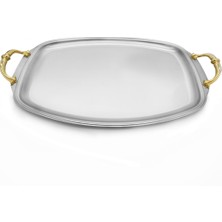 Özbience Şık Oval Tepsi, Modern Tasarım, Sağlam ve Hafif Yapı, Çok Amaçlı Kullanım
