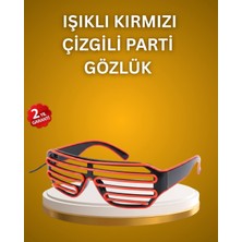 Marsilyan Kutlama ve Etkinliklere Özel LED Işıklı Gözlük