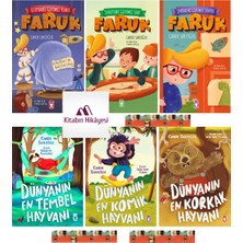 Timaş Çocuk Faruk-1-2-3, Dünyanın En Korkak Hayvanı, En Komik, En Tembel Hayvanı(6kit) 1-2-3.sınıflar Için