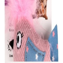 Flamingo Winny Tüylü Kuş Peluş Kumaş Kedi Oyuncağı 10 cm