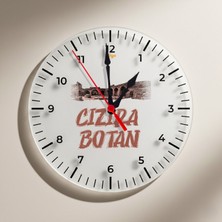 Zerya Cizira Botan Cizre Şehri Tasarımlı Duvar Saati