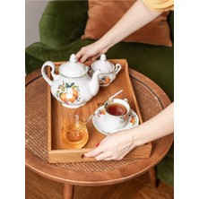 Özbience Şık Ahşap Tepsi 30X40 - Otel ve Kahvaltı Sunumu Için Premium Tasarım