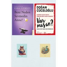 Dara Yayınları Doğan Cüceloğlu Var Mısın - Beni Neden Sevmedin Anne - Esra Ezmeci - Not Defterli Seti