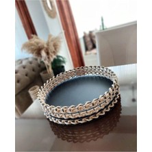 Özbience El Yapımı Dekoratif Kahve Sunum Tepsisi, Şık ve Özel Tasarım