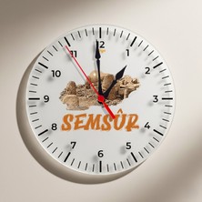 Zerya Semsur Adıyaman Şehri Nemrut Dağı Tasarımlı Duvar Saati