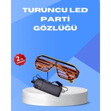 Marsilyan Gece Eğlencelerine Özel Renkli LED Işıklı Gözlük