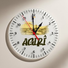 Zerya Agirî Ağrı Şehri Ishak Paşa Sarayı Tasarımlı Duvar Saati