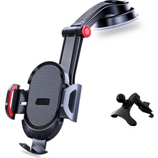 Zuidid ZH67 Kavramalı 360° Tripot ve Kıskaçlı Ayarlanabilir Araç Içi Telefon Tutucu