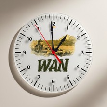 Zerya Wan Van Şehri Akdamar Adası Tasarımlı Duvar Saati