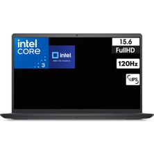 Dell 15 Intel Core 3-100U 16 GB 256 GB SSD Windows 11 Pro 15.6" Full Hd Taşınabilir Bilgisayar DC15250CB1