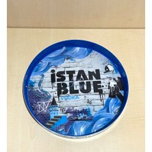 Sanat Taciri Plastik Istanblue Tepsi Sunumlu Bira Tepsisi