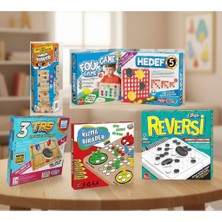 W-Design 6 Adet  Eğitici Öğretici Eğlenceli Kutulu Zeka Oyunları Mega Set