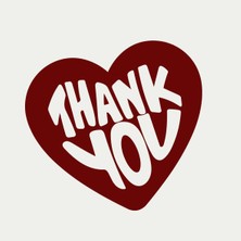 Sticker  Thank You (1)  100 Adet