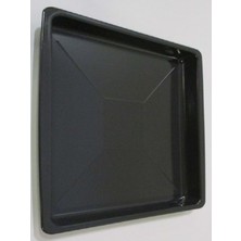 Arçelik Gri Ankastre Emaye Tepsi 37X46CM, Derinlik 4cm, Şık ve Dayanıklı Tasarım