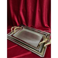 Özbience 2'li Dikdörtgen Çay Tepsisi Seti, Şık ve Kullanışlı Tasarım