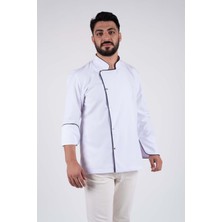 Acar İş Tex Erkek Beyaz Şef Aşçı Ceket