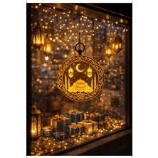 Pairla Gold Ramazan Temalı LED Işıklı Süsleme Seti Ramazan Süsleri, Ramazan Hediyem Ramazan Süsü