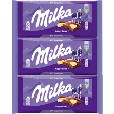 Milka Happy Cow Tablet Çikolata 90 gr x 3 Adet