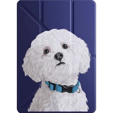 Adasena Ipad Air 11" M2 M3 Çip Air 4. 5. 6. Nesil Kılıf Uyku Modlu Kalem Bölmeli Uvbaskı Desenli Masum Kaniş