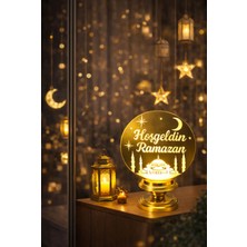 Okavango Gold Ramazan Temalı LED Işıklı Süsleme Seti Ramazan Süsleri, Ramazan Hediyem Ramazan Süsü