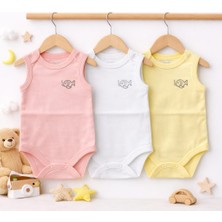 Cemre Yenidoğan Çıtçıtlı Bebek/çocuk 3 Lü Body