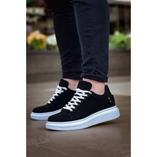 Zapatos KB047 Erkek Günlük Bağcıklı Süet Spor Sneaker Ayakkabı Sbt - Siyah