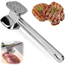 Unbranded Çift Taraflı Et Dövme Çekici - Profesyonel Alüminyum Biftek ve Tavuk Inceltici Mutfak Çekici