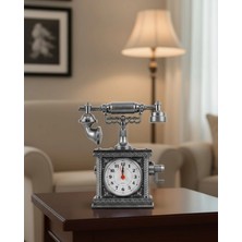 Marsilyan Nostaljik Telefon Tasarımlı Masa Saati Yüksek Sesli Alarm