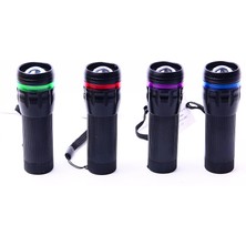 Skygo Özel Güvenlikler Için Menzilli Zoomlu Pilli El Feneri Dayanıklı