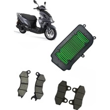 Motohane Arora Crv 125 Bakım Seti Ön-Arka Balata ve Hava Filtresi