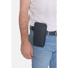 Lederax Kemere Takılan Fermuarlı Telefon Kılıfı LD630