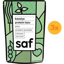 Saf Bezelye Proteini Tozu %85 Bitkisel 100 gr - 3 Adet (300 Gr) - Dezenfektan Hediyeli (%72 Alkol)