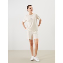 Lc Waikiki Yeni Sezon Beli Lastikli Kadın Şort