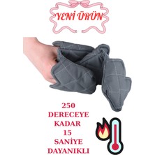 Özbience Isı Yalıtımlı Kumaş Fırın Tüp Tutacağı, 2'li Set, Güvenli ve Dayanıklı