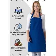 Özbience Su Geçirmez Mutfak Önlüğü, Geniş Cepli Şef ve Barista Önlüğü