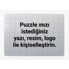 Miras Home Kişiye Özel Baskılı 99 Parça Hediyelik Puzzle Yapboz (Fotoğraf, Yazı Seçenekleriyle Kendin Tasarla)